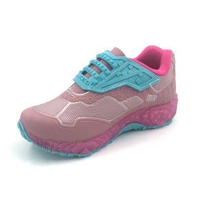 Tênis Menina Kidy Com Led Blocks Game Nude 0821001
