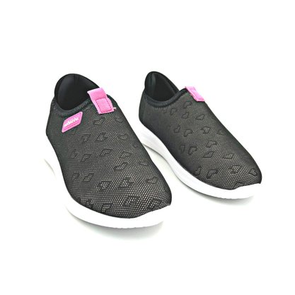 Tênis Menina Molekinha Slip On Preto Calce Fácil 2503321