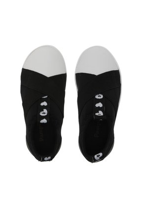 Tênis Menina Pampili Casual Elastano Preto Elástico