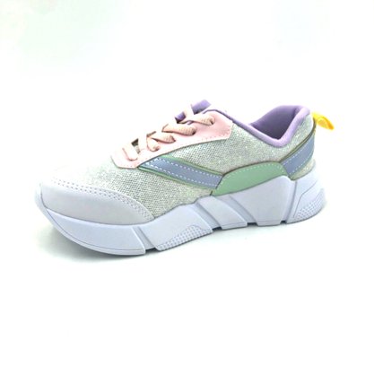 Tênis Menina Pink Cats Chunky Multicolor 1481