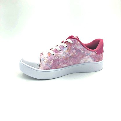Tênis Menina Pink Cats Tie Dye Pink 1494