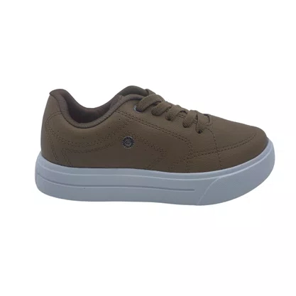 Tênis Menino K360° Casual Calce Fácil Kidy Marrom 4570005