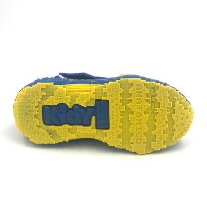 Tênis Menino Kidy Com Led Blocks Game Marinho 0820001