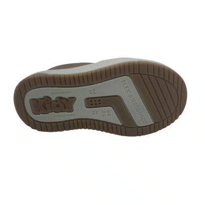 Tênis Menino Slip On Respi-Tec Anatômico Kidy Marrom 3131039