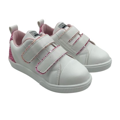 Tênis Mini Sua Cia Baby Menina com Brilho Branco 7007