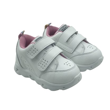 Tênis Mini Sua Cia Bebê Menina com Luz Branco 704000490
