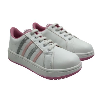 Tênis Mini Sua Cia Menina Elástico Branco 917151892