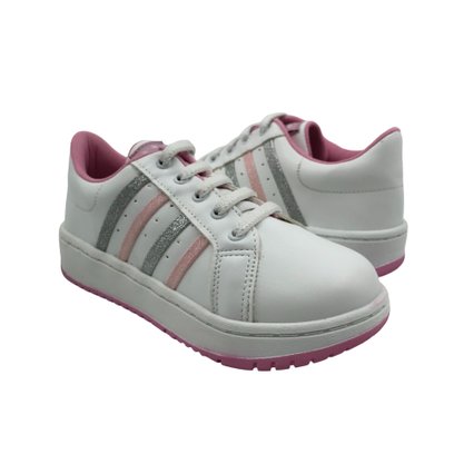 Tênis Mini Sua Cia Menina Elástico Branco 917151892