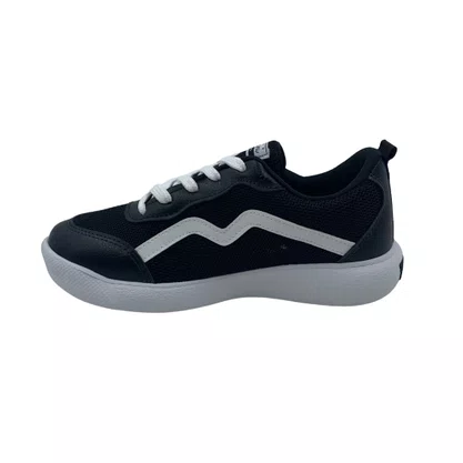 Tênis Mini Sua Cia Preto e Branco 52203 EVA Tecido