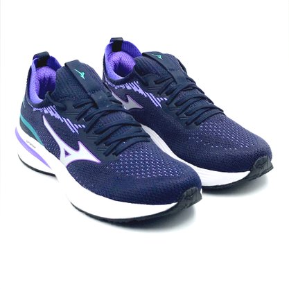 Tênis Mizuno Feminino Glow Azul Marinho