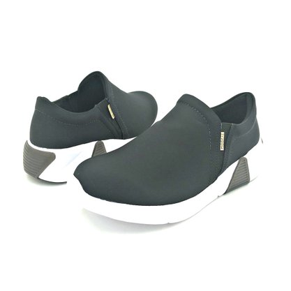 Tênis Modare Slip On Utra Conforto Tecido Preto 7354101