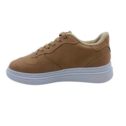 Tênis Moleca Casual Sneakers Bege 5816101
