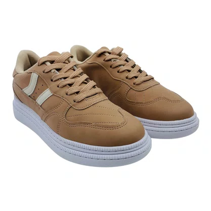 Tênis Moleca Casual Sneakers Bege 5816101