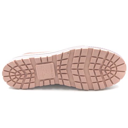 Tênis Moleca Flatform Rosa com Micro Furos 5699.101
