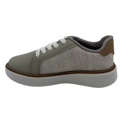 Tênis Molekinho Casual Cadarço Tradicional Bege 2861203