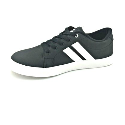 Tenis Mormaii Masculino Preto/Branco Stripe Skatista