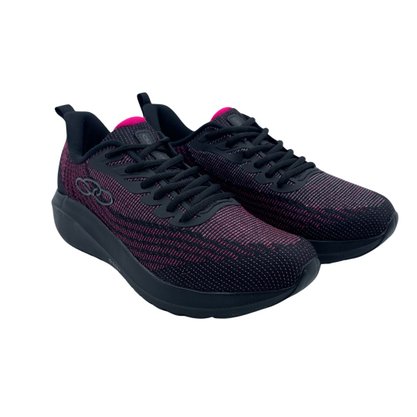 Tênis Olympikus Esportivo Feminino Acqua Preto com Rosa
