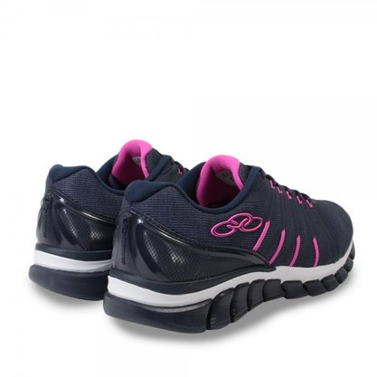 Tênis Olympikus Feminino Azul Marinho/Pink Globe