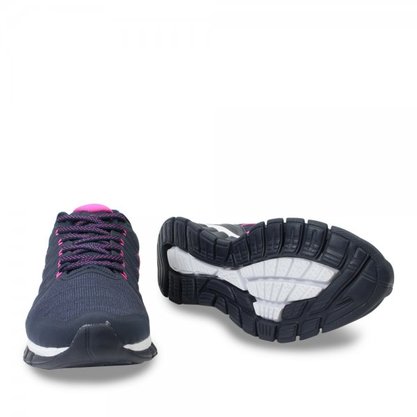 Tênis Olympikus Feminino Azul Marinho/Pink Globe