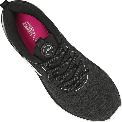 Tênis Olympikus Feminino Preto/Branco Day