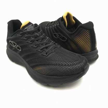 Tênis Olympikus Masculino Venum Preto com Dourado