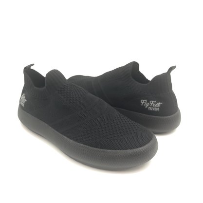 Tênis Ortho Pauher Fly Feet Nuvem Meia Preto 357