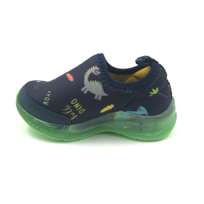 Tênis Ortopé Infantil Dinossauro Azul com Verde 21990060