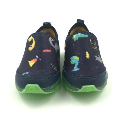 Tênis Ortopé Infantil Dinossauro Azul com Verde 21990060