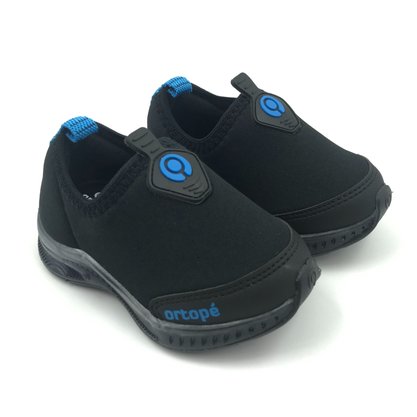 Tênis Ortopé Infantil Menino Preto com Luz 21990067