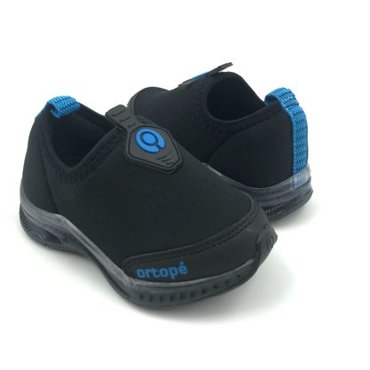 Tênis Ortopé Infantil Menino Preto com Luz 21990067