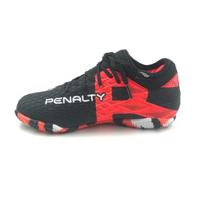 Tênis Penalty Futsal Infantil RX Locker Y-3 Preto Laranja