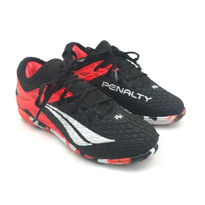 Tênis Penalty Futsal Infantil RX Locker Y-3 Preto Laranja