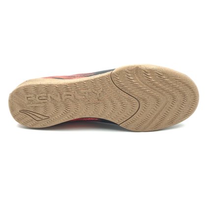 Tênis Penalty Futsal Masculino Tornado Preto com Vermelho