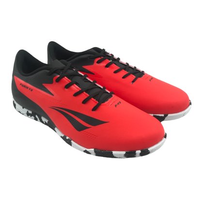 Tênis Penalty Futsal Unissex Fúria Y-3 Vermelho com Preto