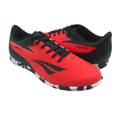 Tênis Penalty Futsal Unissex Fúria Y-3 Vermelho com Preto