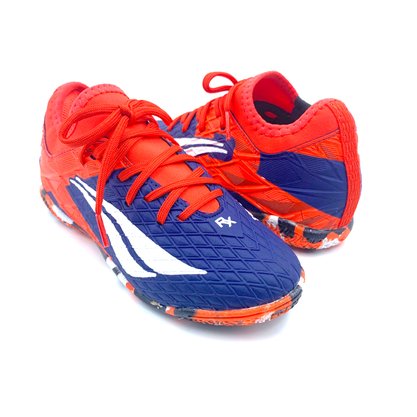 Tênis Penalty Infantil Futsal RX Locker Azul com Laranja