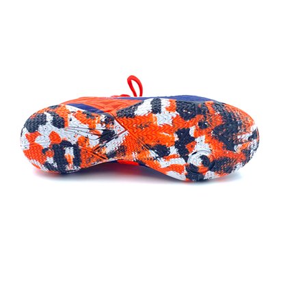 Tênis Penalty Infantil Futsal RX Locker Azul com Laranja