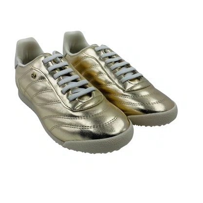 Tênis Piccadilly Casual Calce Fácil Dourado 906005