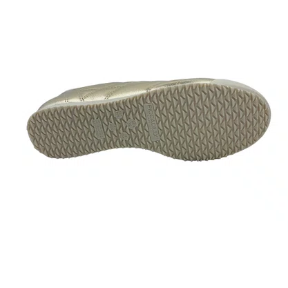 Tênis Piccadilly Casual Calce Fácil Dourado 906005