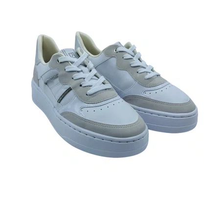 Tênis Piccadilly Casual Sneakers com Brilho Branco 910003