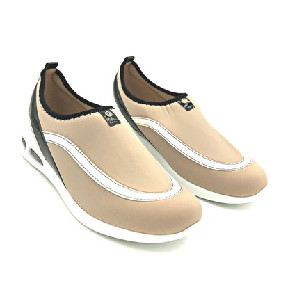 Tênis Piccadilly com Amortecedor Tecido Areia 979022