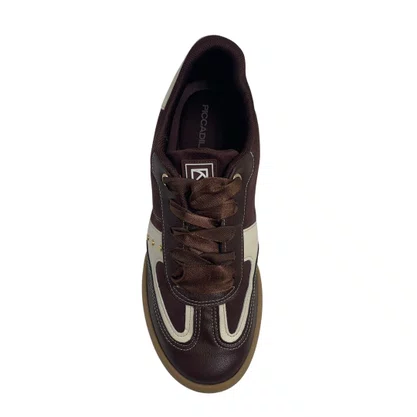 Tênis Piccadilly Marrom 903003 Dois Cadarços