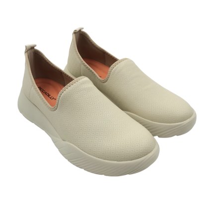Tênis Piccadilly Slip On Maxi Off White 949017