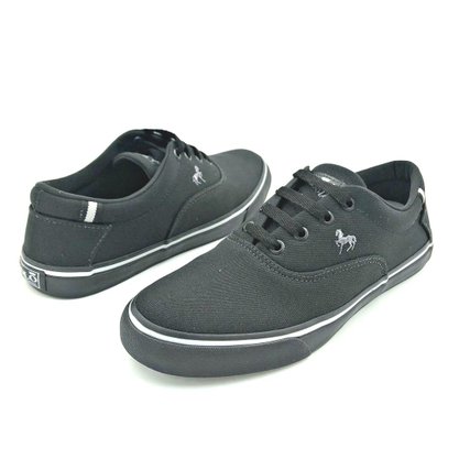 Tênis Polo Royal Tecido Preto Masculino PR11101