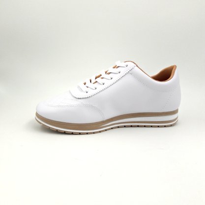 Tênis Ramarim Branco com Detalhes de Costura 1979102