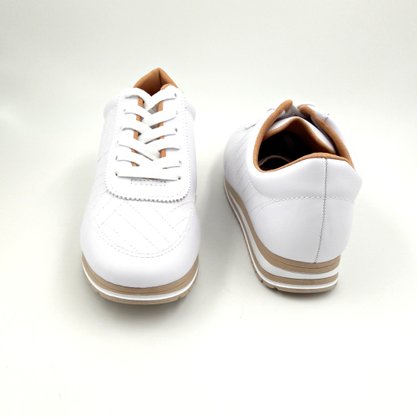 Tênis Ramarim Branco com Detalhes de Costura 1979102