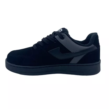 Tênis Redikal Masculino Skatista Camurça Preto RKT543