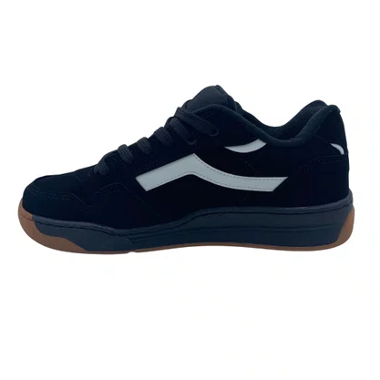 Tênis Redikal Masculino Skatista Camurça Preto RKT570