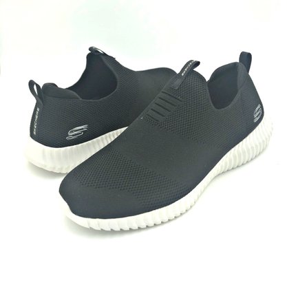 Tênis Sapatilha Maculina Skechers Preto Elite Flex Wasik
