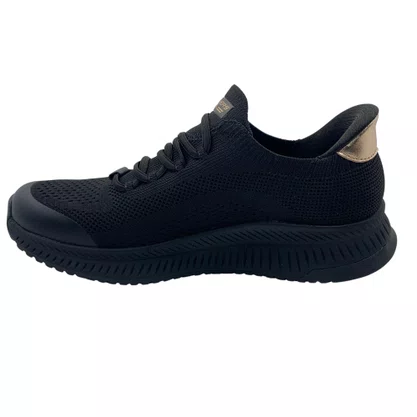 Tênis Skechers Feminino BOBS Squad 4 Dire Step Preto